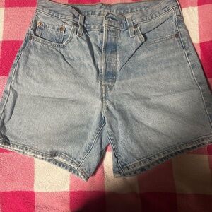 Levi's Blue Jean Shorts Classic Denim Style